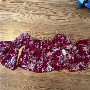 Bell sleeves Crop top